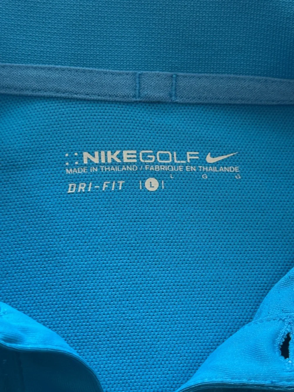 Nike golf blue‎ polo large